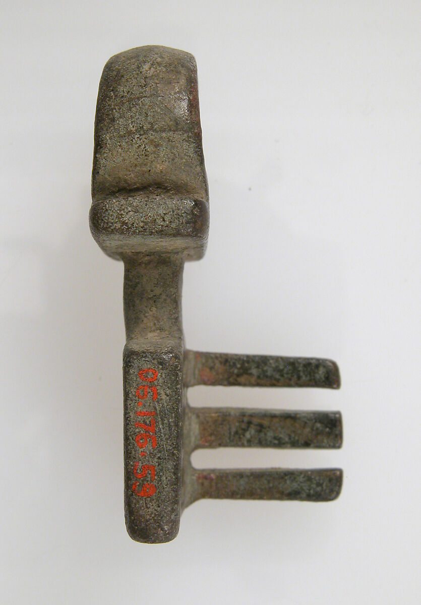 Key, Copper alloy, Roman