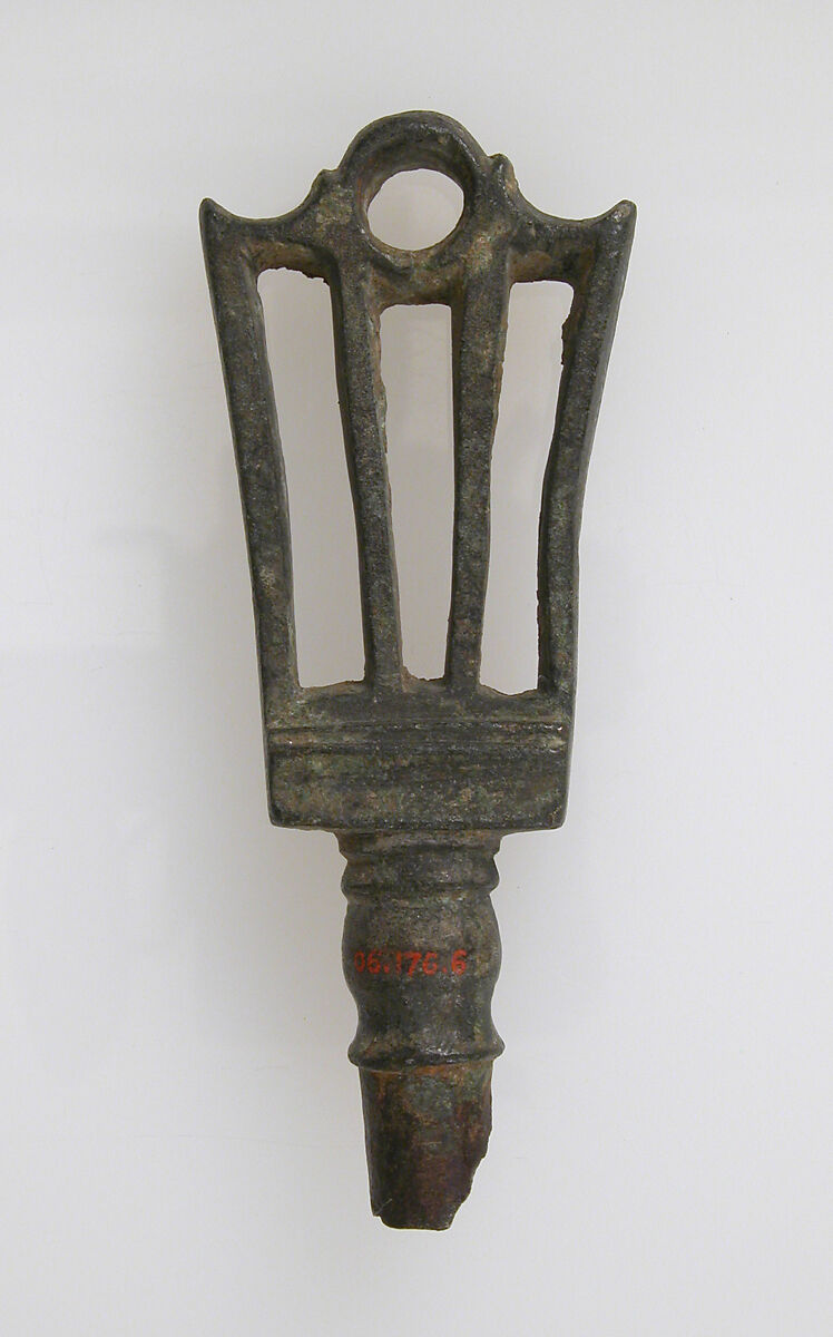 Key Handle, Copper alloy, Roman 