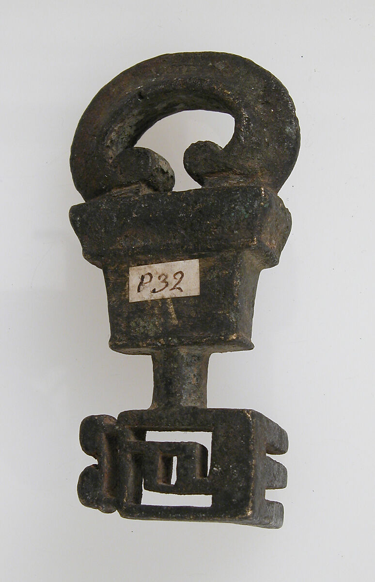 Key, Copper alloy, Roman
