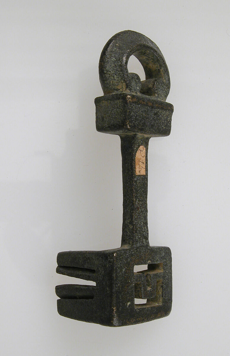 Key, Copper alloy, Roman