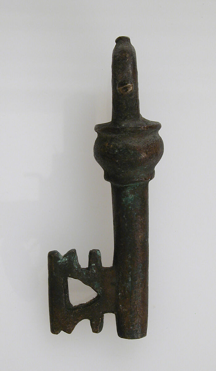 Key Handle, Copper alloy, Roman