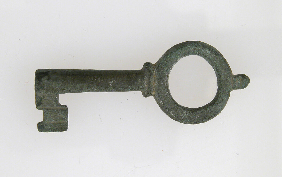 Key, Copper alloy, Roman 