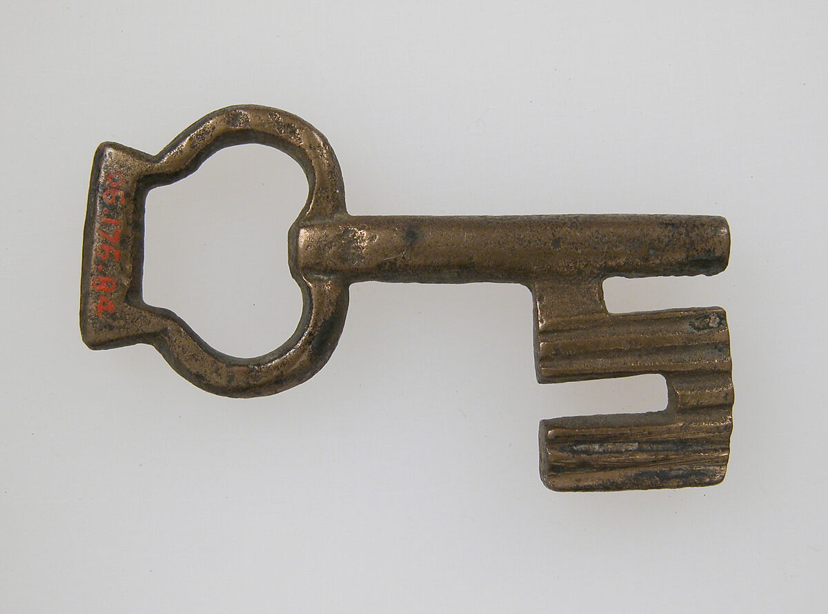 Key, Copper alloy, French (?) 