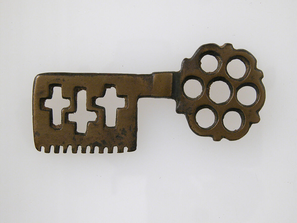 Key, Copper alloy, Roman