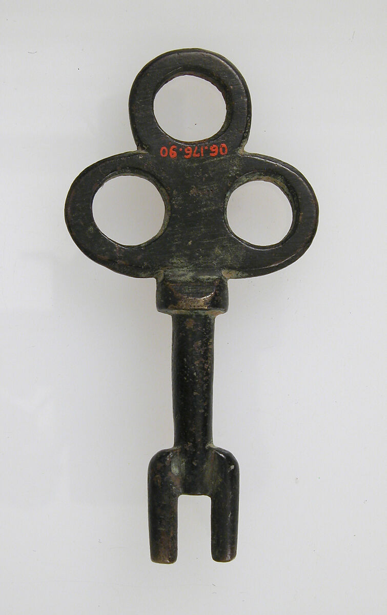 Key, Copper alloy, Roman 