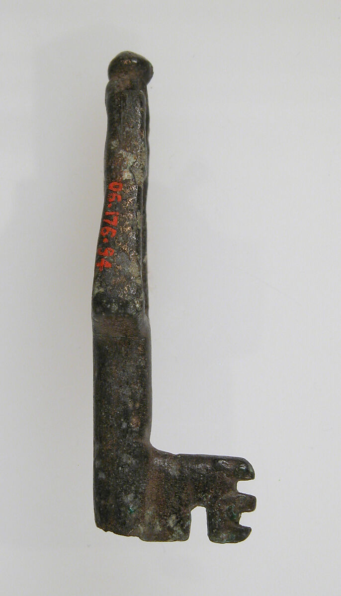 Key, Copper alloy, Roman