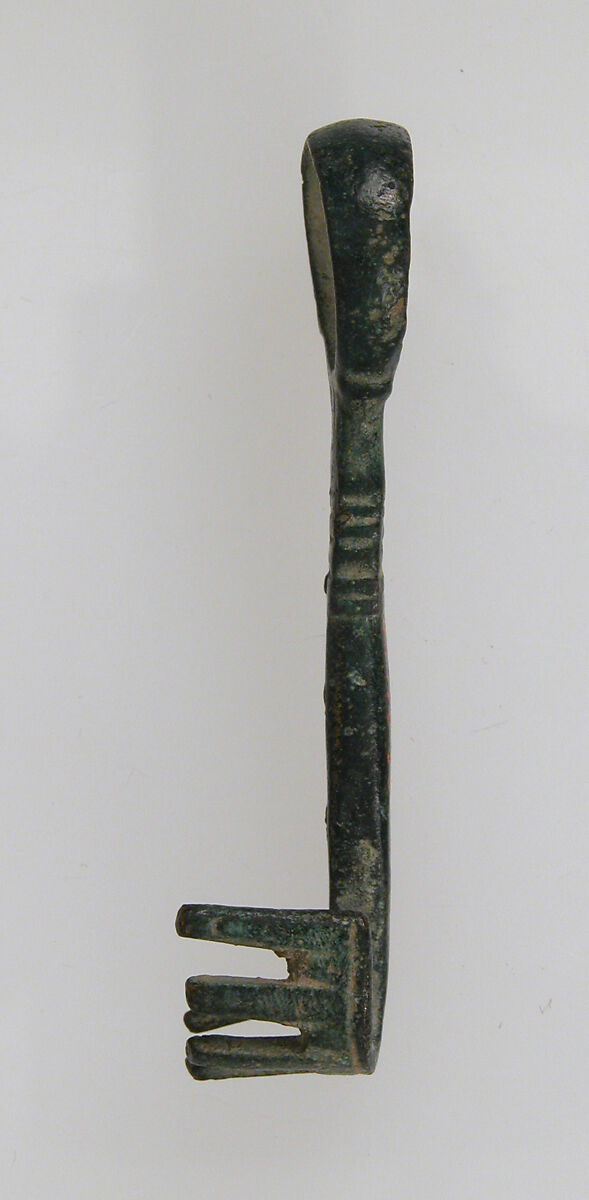 Key, Copper alloy, Roman