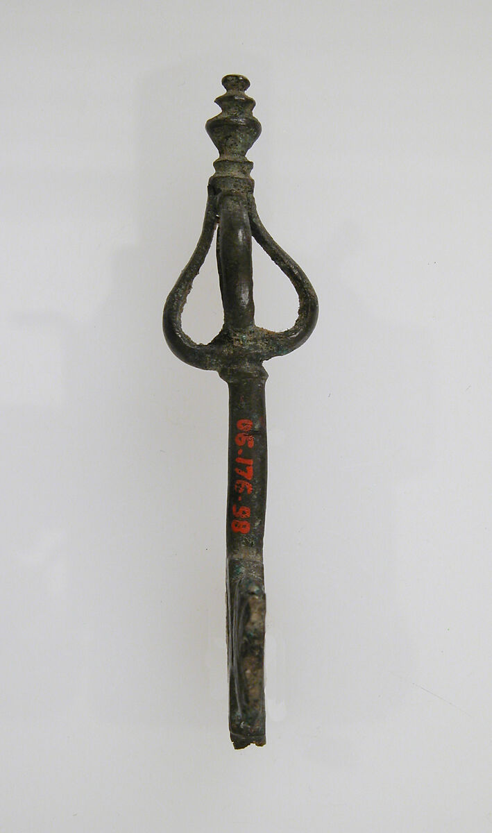 Key, Copper alloy, Roman