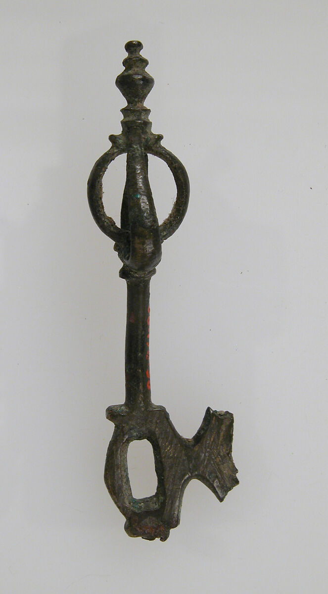 Key, Copper alloy, Roman