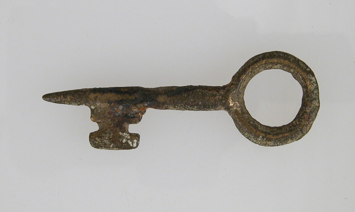 Key, Copper alloy, Roman