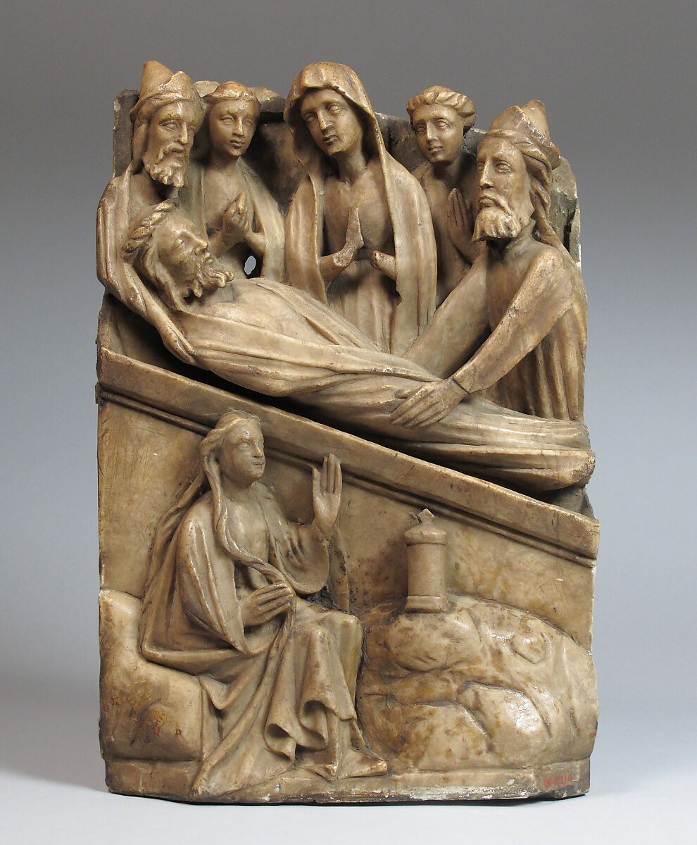 The Entombment, School of Nottingham (British), Alabaster, British