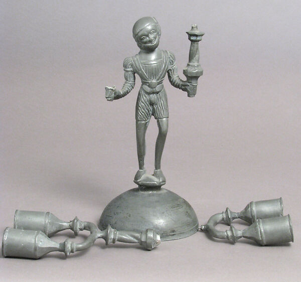 Candelabra, Pewter, European 