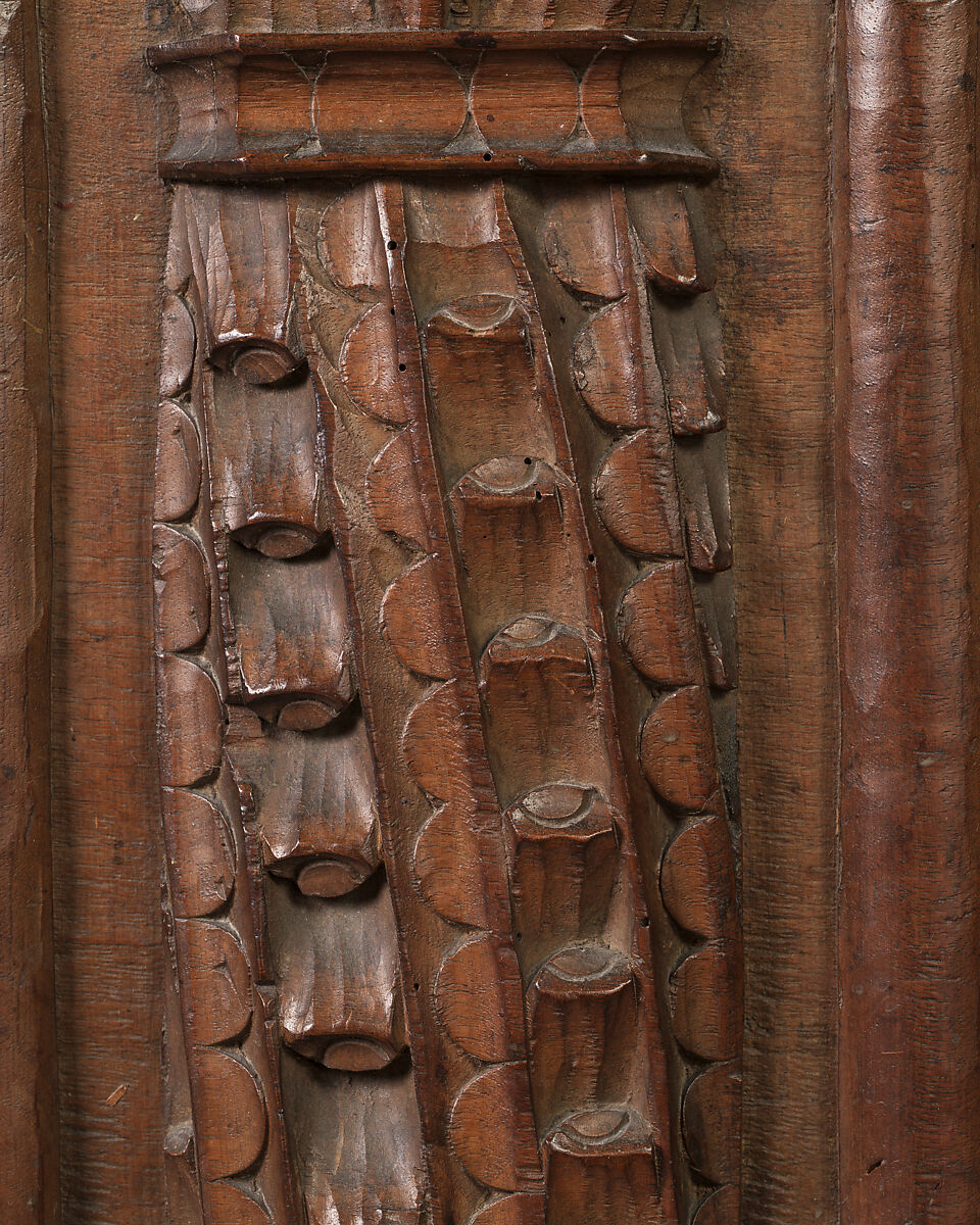 Chest, Walnut with restored lid and sides, Swiss or French