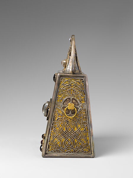 The Bell of Saint Patrick Shrine, Elkington &amp; Co. (British, Birmingham, 1829–1963), Bronze, gold, silver, gems, Irish