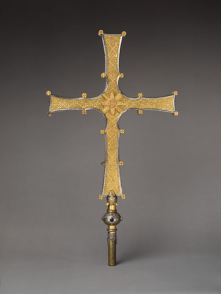 Cross of Cong, Copper, gold, enamel, glass, silver on oak, Irish