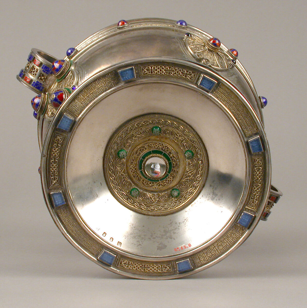 The Ardagh Chalice, Silver, cooper alloy, enamel, glass, Irish