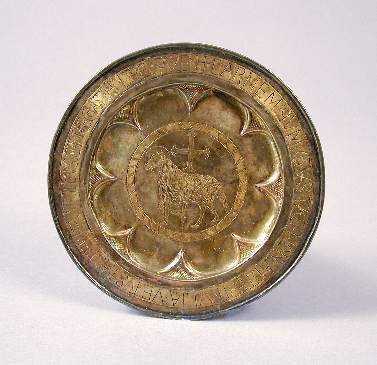 Paten, Silver-gilt, Spanish 