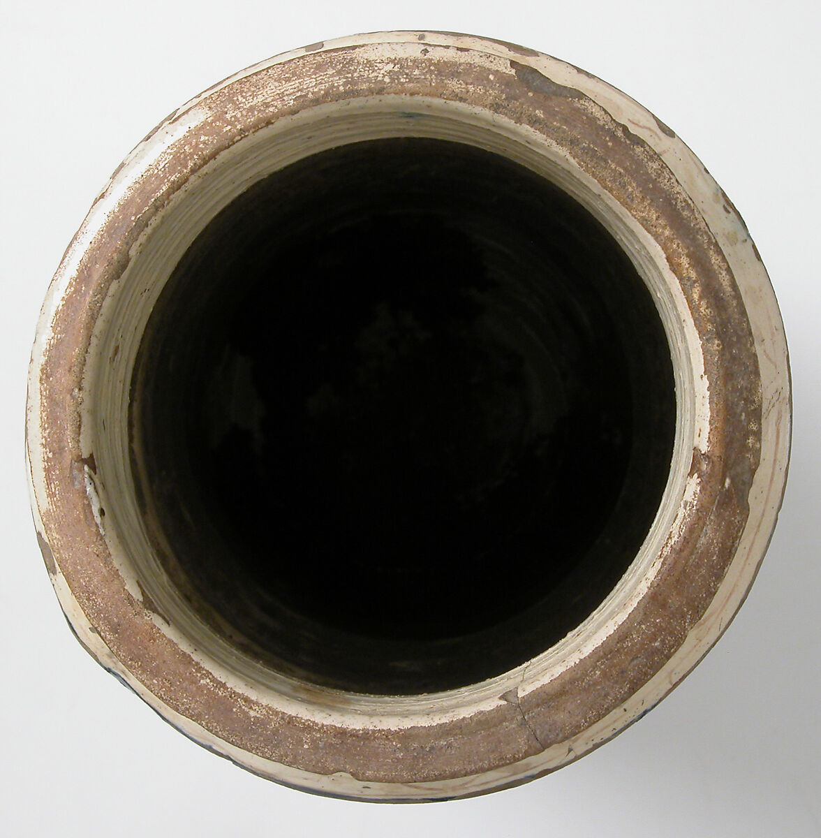 Pharmacy Jar, Tin-glazed earthenware, Spanish