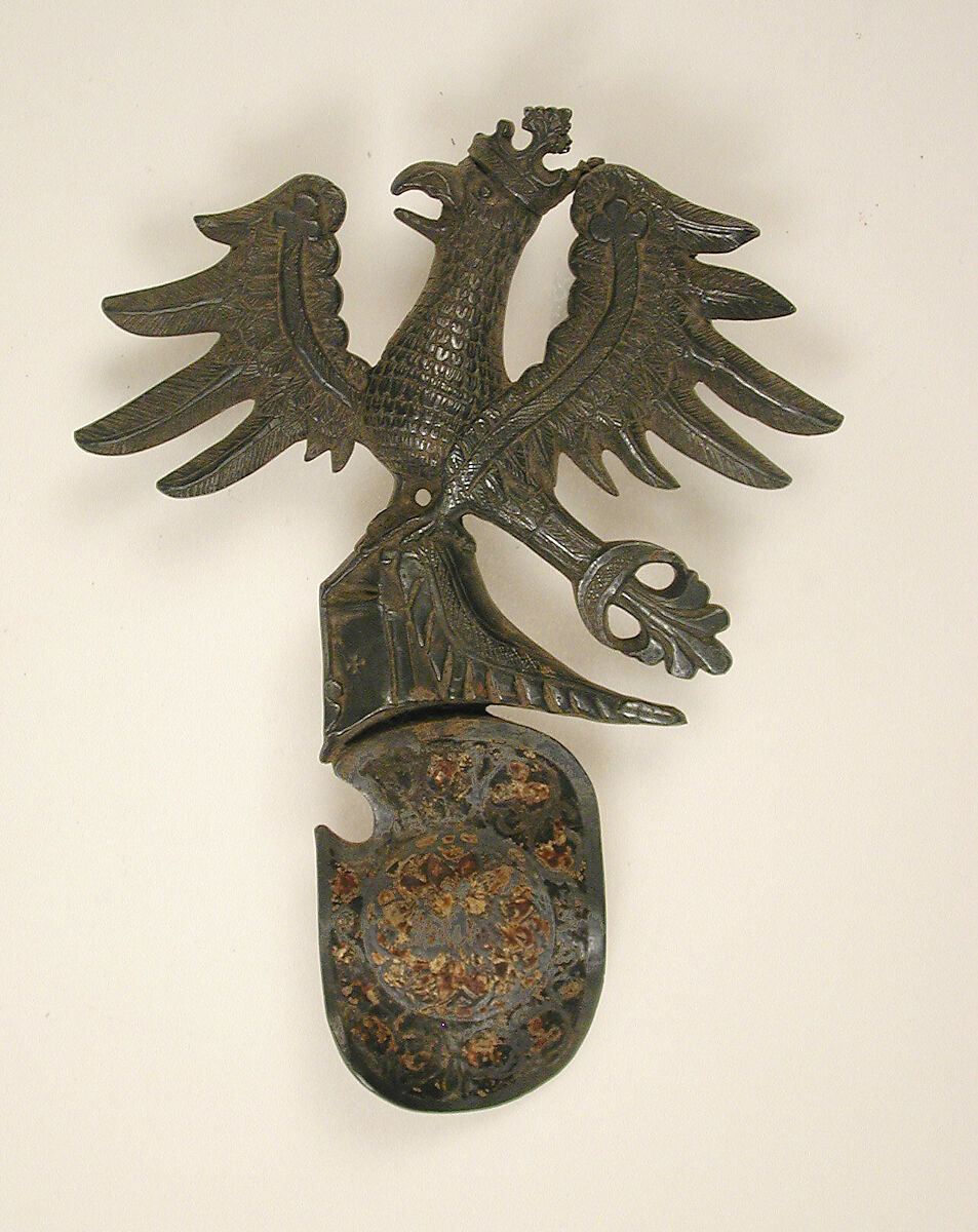 Escutcheon, Silver gilt, enamel, Polish 