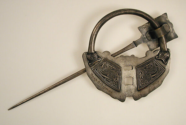 Brooch, Silver, parcel gilt, Irish