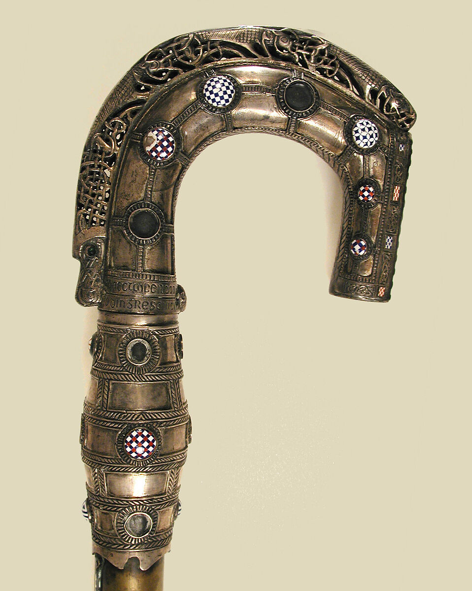 Lismore Crozier, Bronze over wood, Irish 