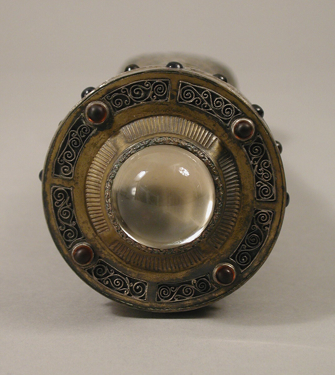 Shrine of Saint Lachtin's Arm, Bronze, silver, gem stones, Irish