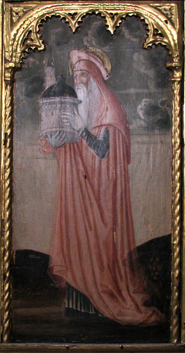 Altar Shrine with Four Saints, Italian (Venetian) Painter  , third quarter of 15th century, Oil and gold leaf on wood panel, Italian