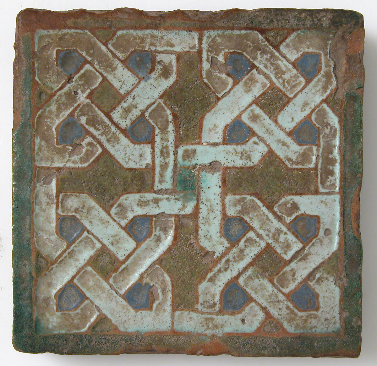 Wall Tile, Earthenware, glaze, Spanish 