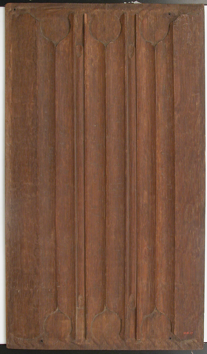 Panel, Wood (oak ?), British 
