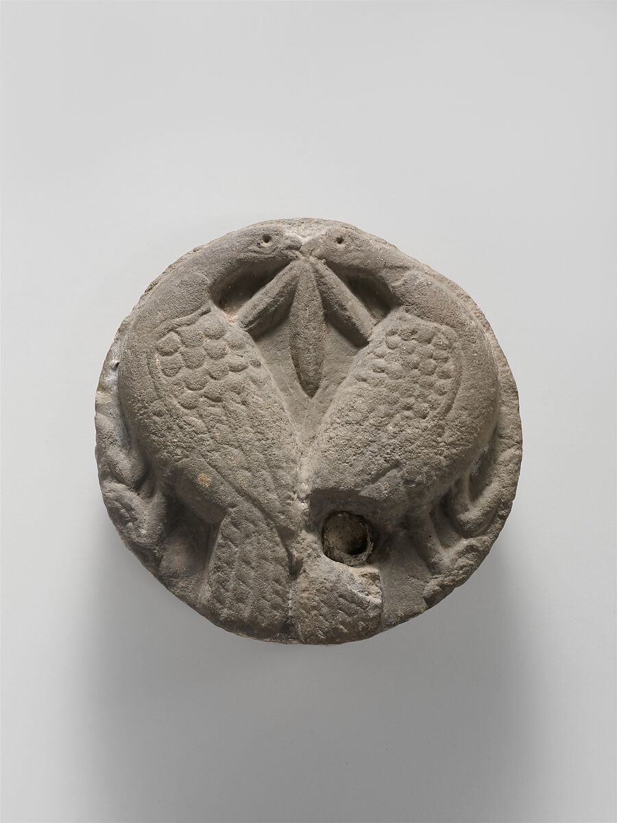 Decorative Roundel, Marble (Preconnesian marble from island of Marmara (Turkey)), Italian