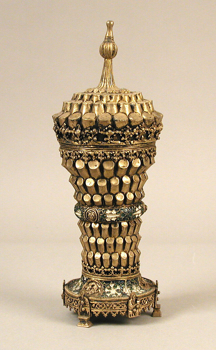 Beaker and Cover, Silver gilt, Hungarian 