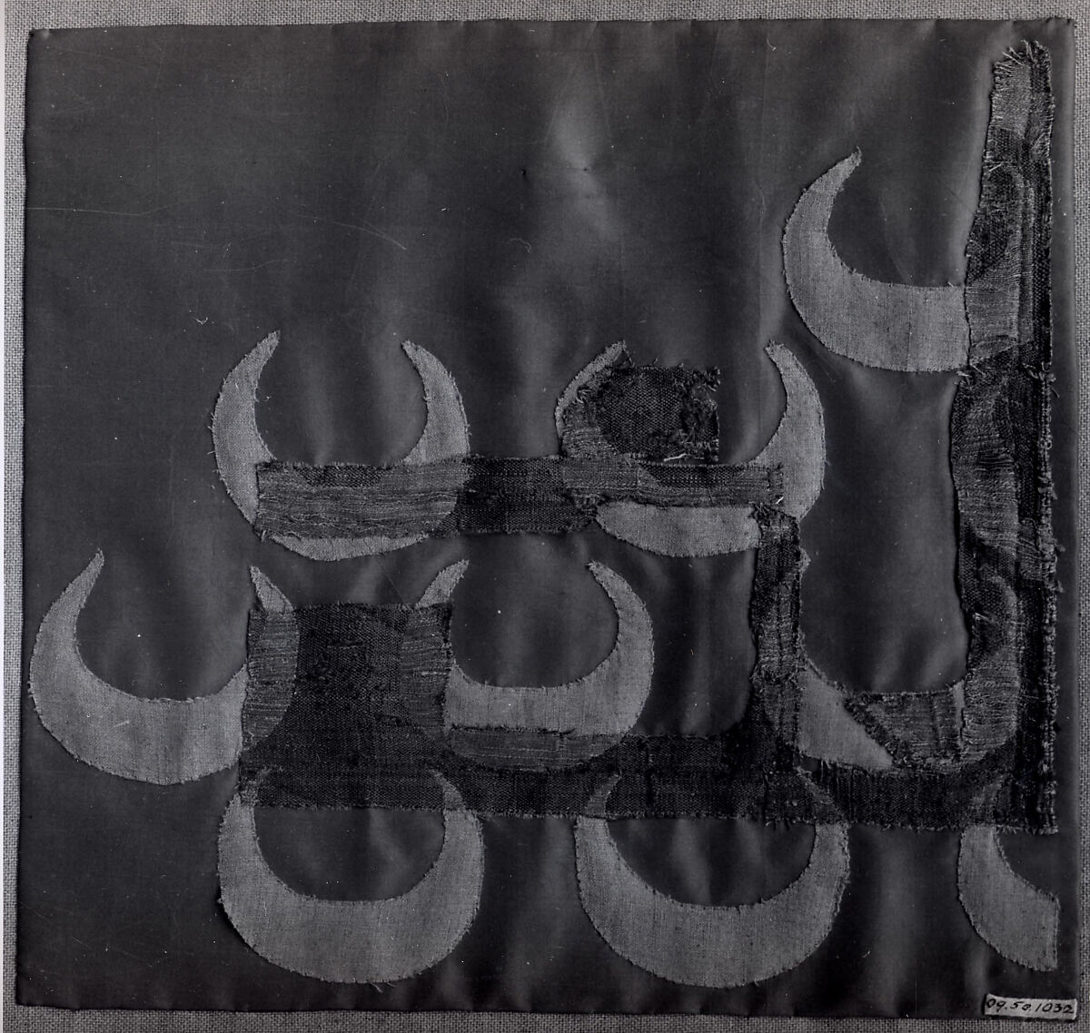 Textile with Crescents, Brocade, silk and metal thread, Italian (?)