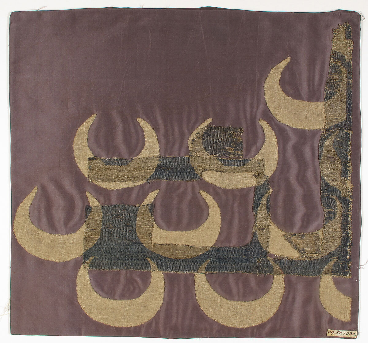 Textile with Crescents, Brocade, silk and metal thread, Italian (?) 