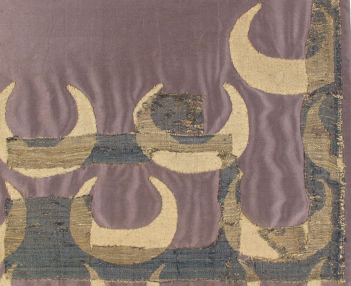 Textile with Crescents, Brocade, silk and metal thread, Italian (?)