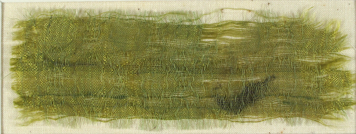 Textile with Trellis Pattern, Silk, German 