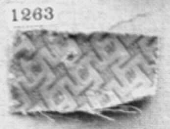 Textile with Interlacing Bands forming Swastika Figures, Silk, German