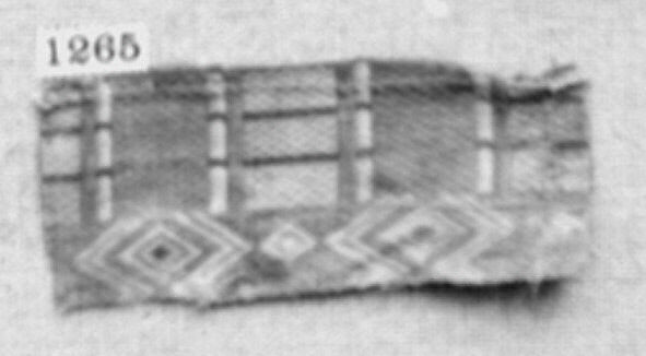 Textile with Geometrical Designs, Silk, German