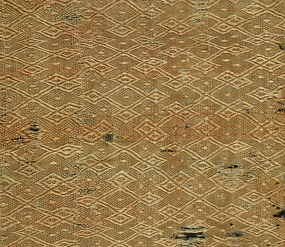 Textile with Figured Silk Weave, silk weave, German