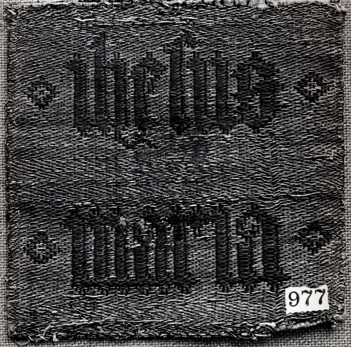 Textile, Silk, linen and metal thread, German