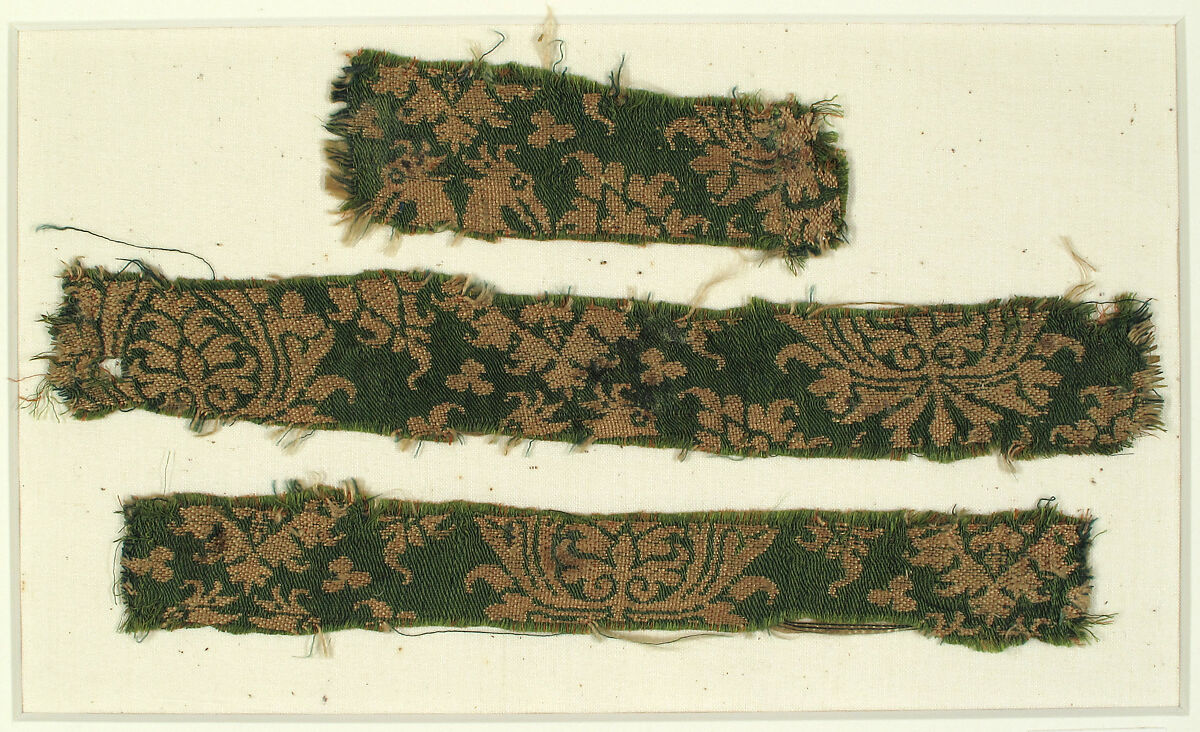 Textile with Figures, Silk, Italian
