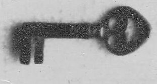 Key, Copper alloy, German