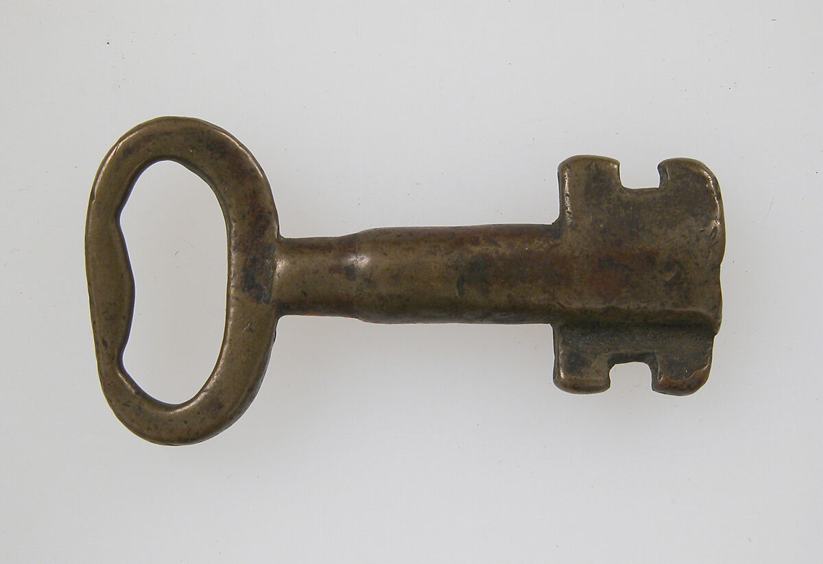 Key, Copper alloy, German 