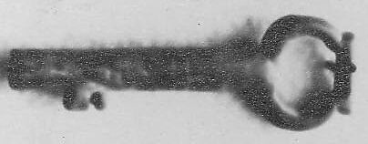 Key, Copper alloy, German