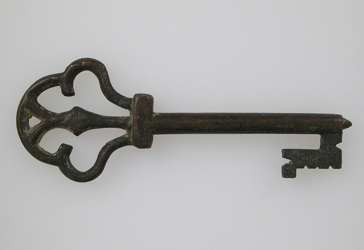 Key, Copper alloy, German or South Netherlandish 