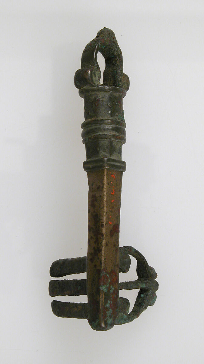 Key, Copper alloy, Roman