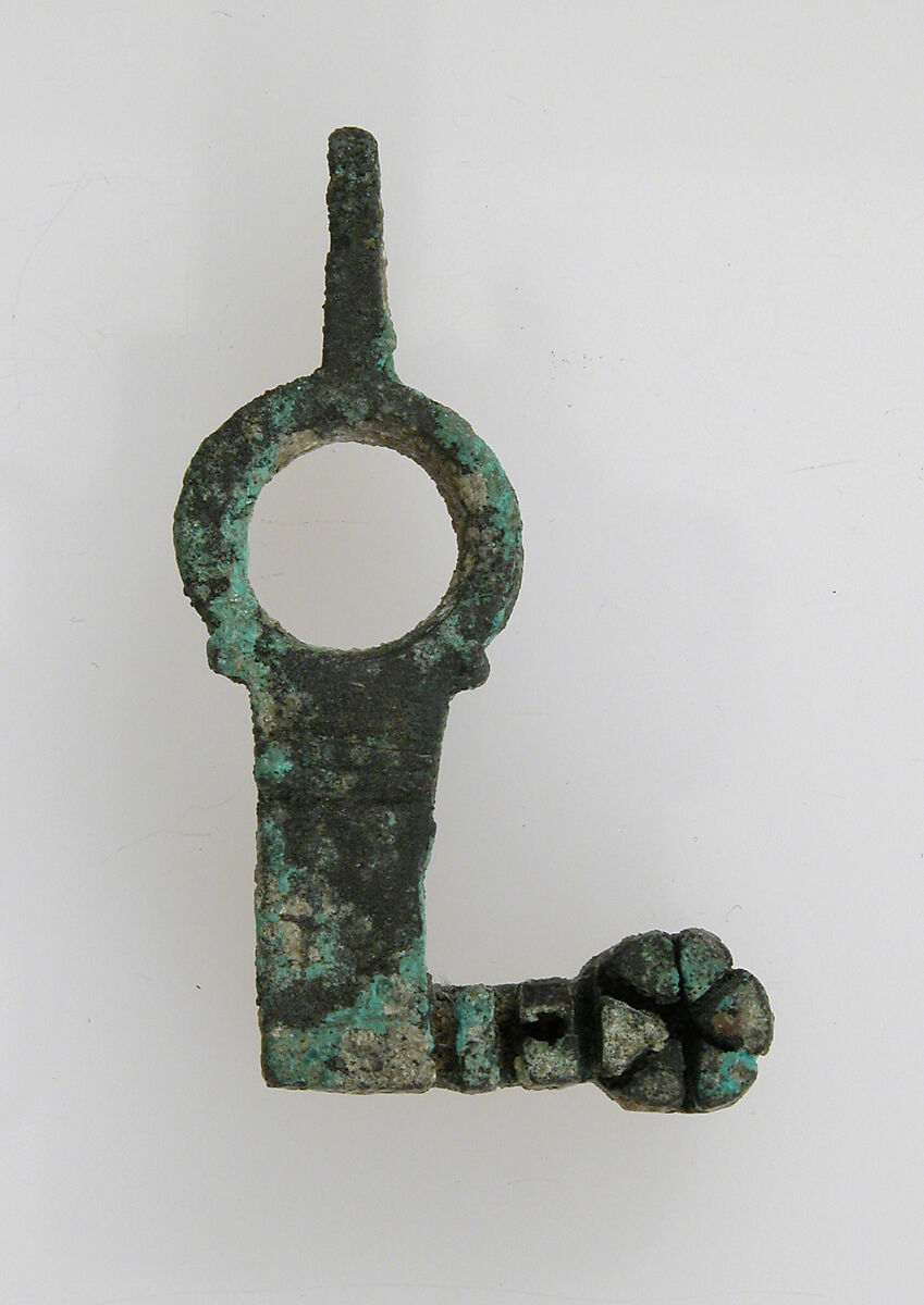 Key, Copper alloy, iron, Roman