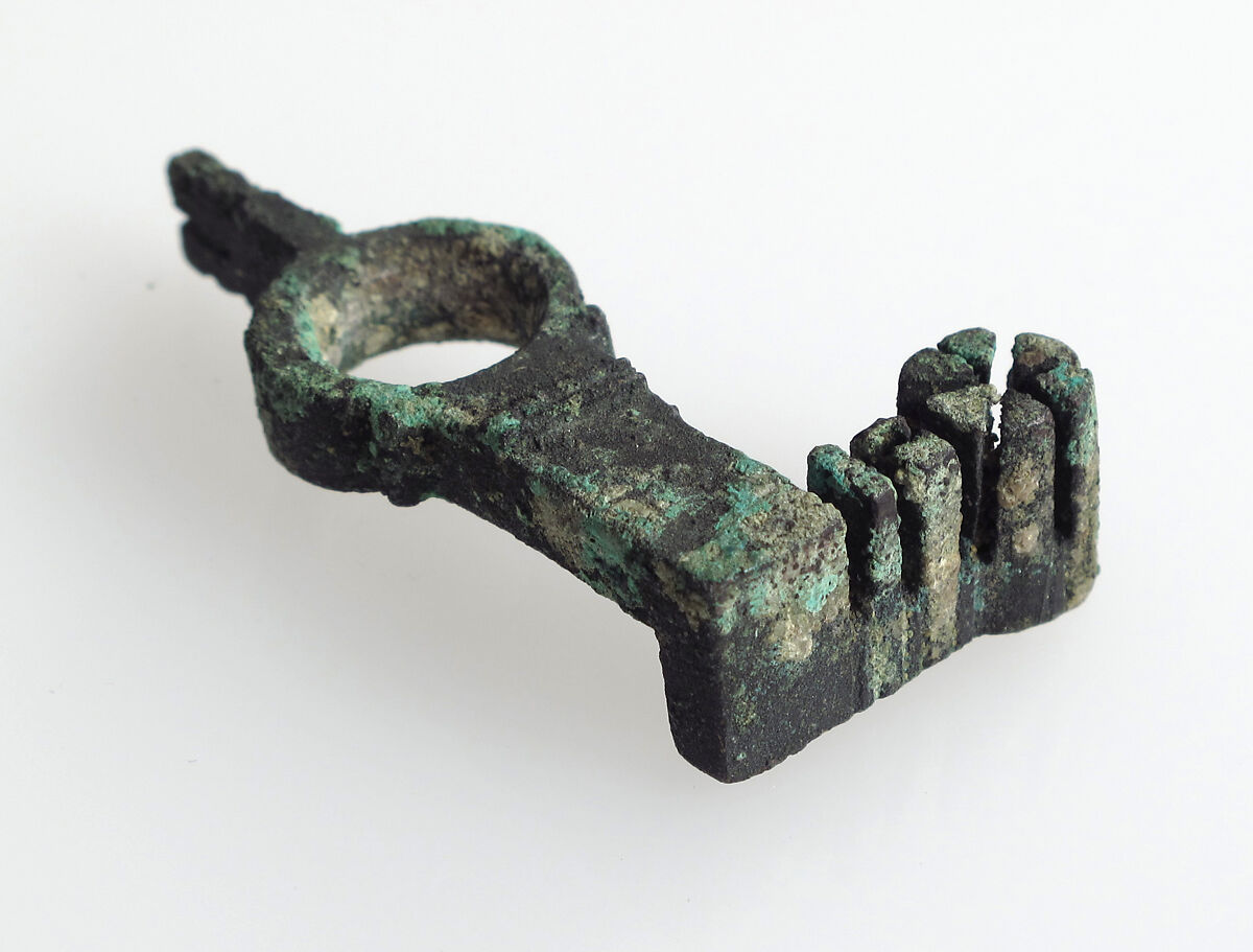 Key, Copper alloy, iron, Roman 