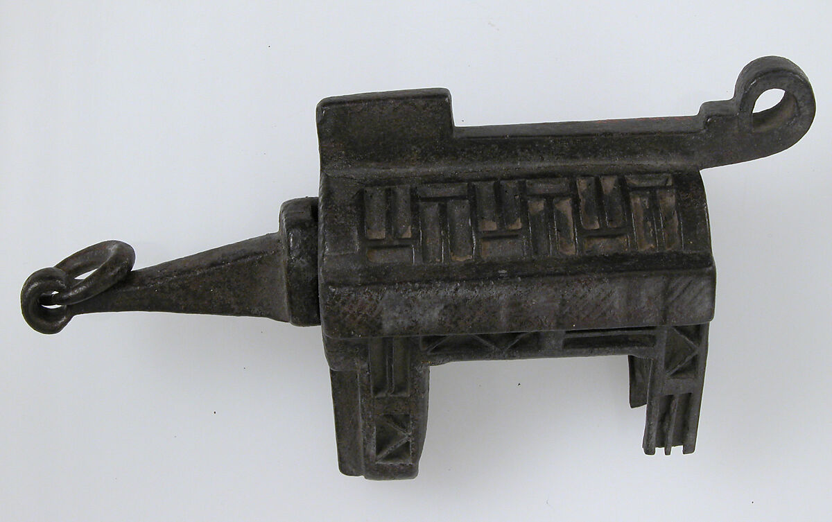Part of a Padlock, Iron, European