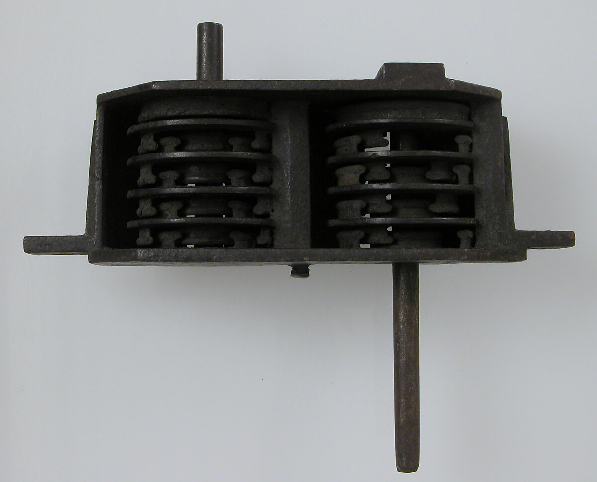 Lock, Double-Face Mortise, Iron, German