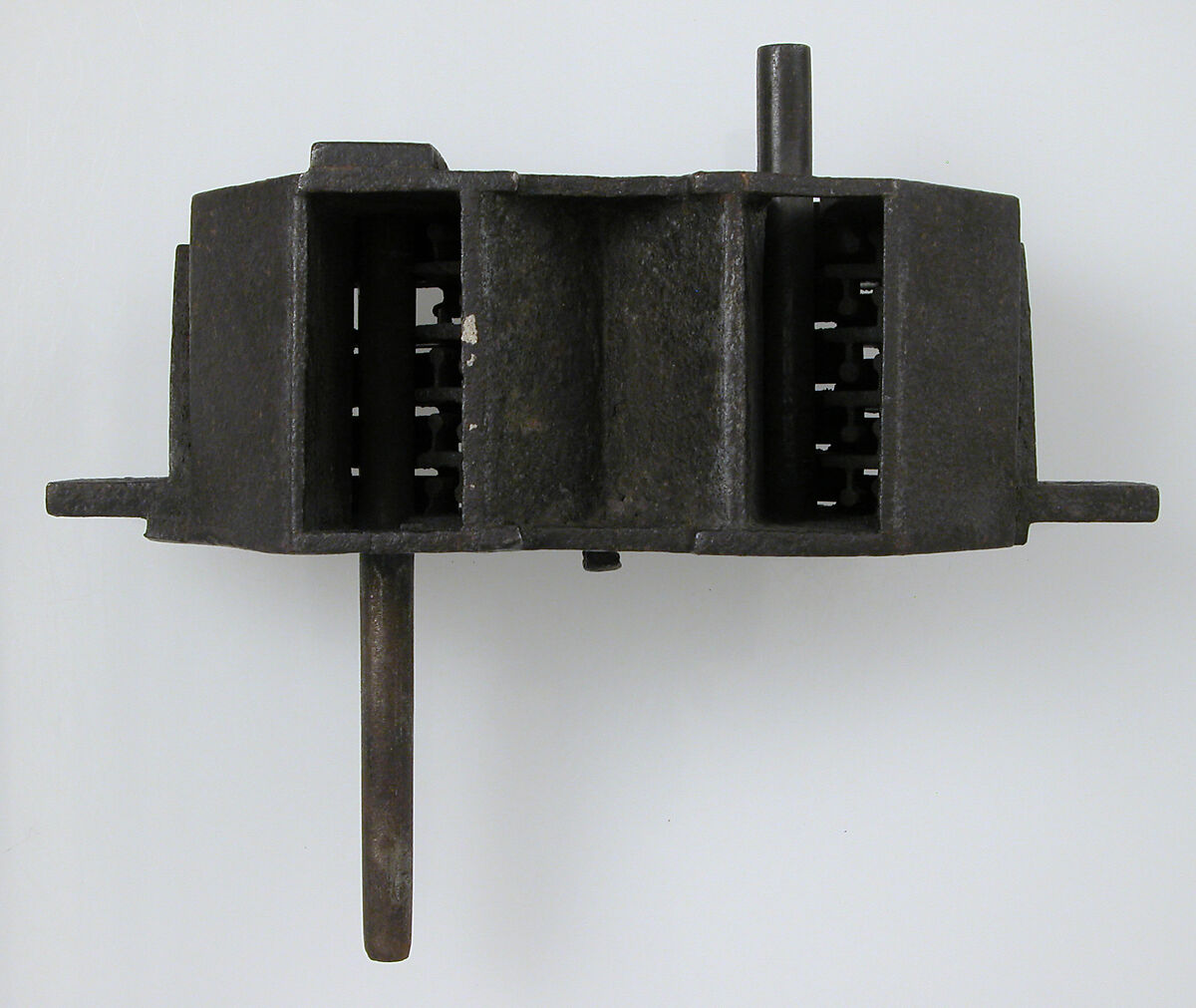 Lock, Double-Face Mortise, Iron, German